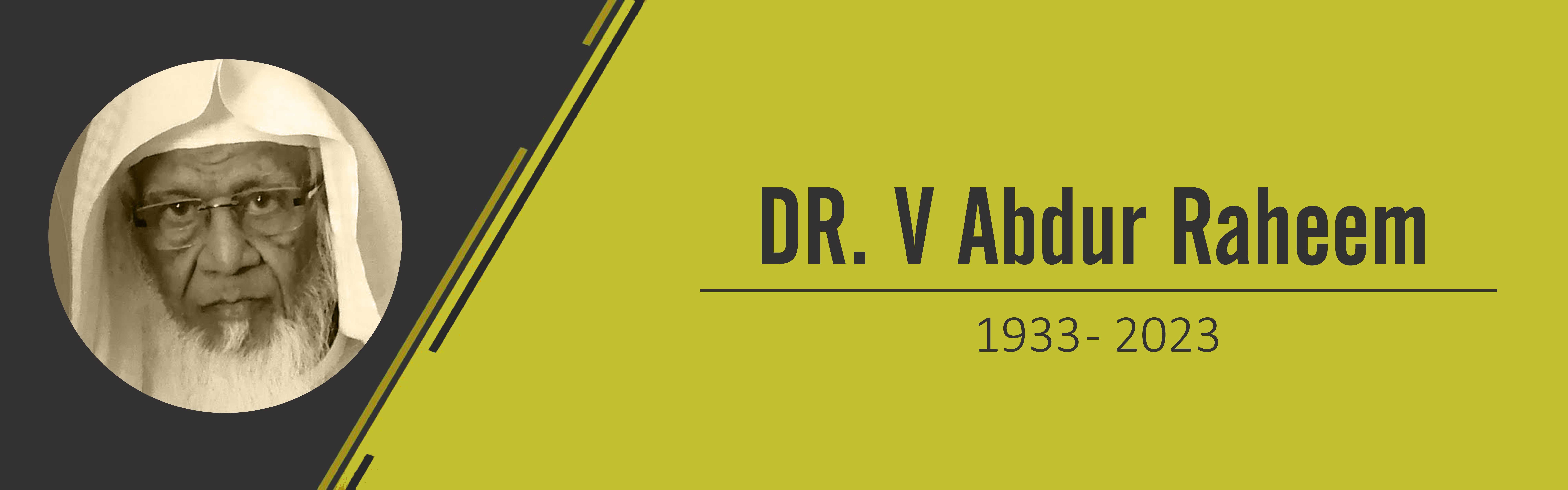 Dr v Abdur Raheem